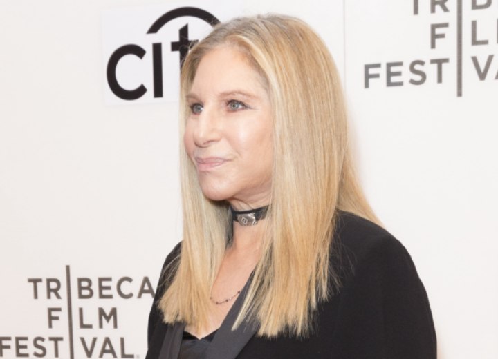 Barbra Streisand avec des cheveux longs
