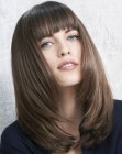 coiffure pour cheveux longs
