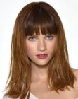 coiffure pour cheveux longs