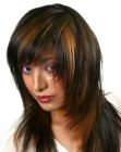 cheveux mi longs