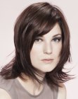 Coupe tendance semi-longue