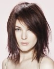 Coupe tendance semi-longue