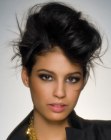 chignon sophistiqu&eacute;