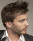 cheveux en piquetage