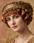 Coiffure du d&eacute;but des ann&eacute;es 1910