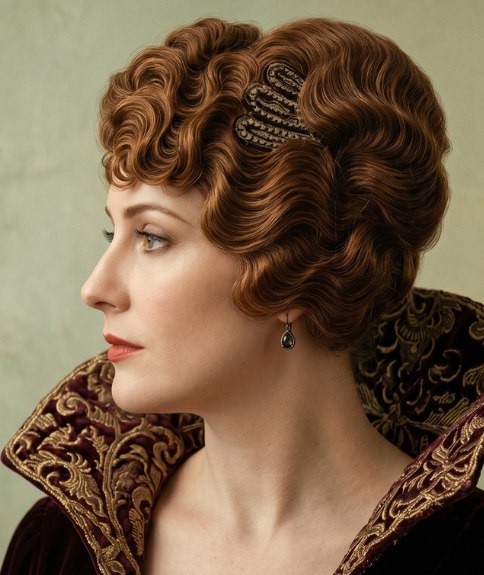 Les cheveux d&rsquo;une femme moderne en 1914