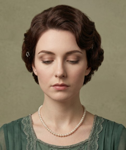 Coiffure élégante du début du XXe siècle