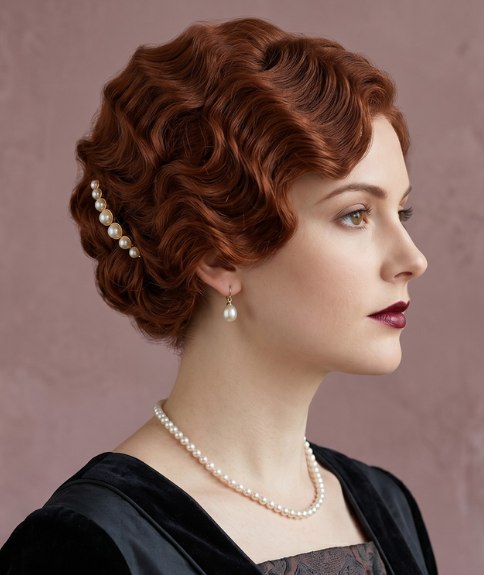 Chignon inspir&eacute; du carr&eacute;