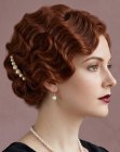 Chignon inspir&eacute; du carr&eacute;