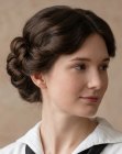 Cheveux de 1919 avec chignon