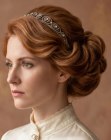 Chignon &eacute;l&eacute;gant