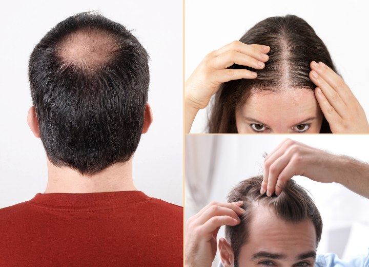Chute de cheveux masculine et f&eacute;minine