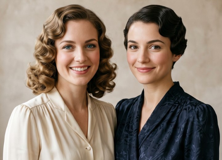 Coiffures féminines des années 1930