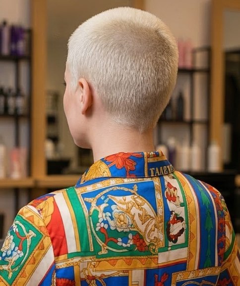 Coupe tr&egrave;s courte audacieuse et &eacute;l&eacute;gante pour femme