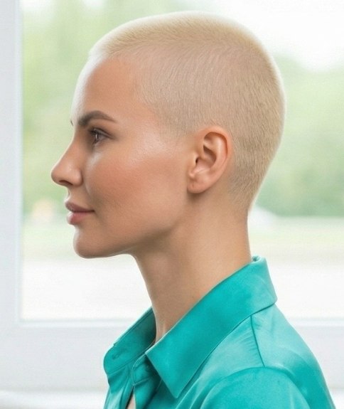 Coupe ras&eacute;e f&eacute;minine