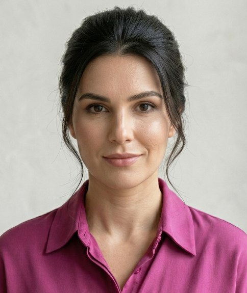 Chignon doux et moderne 