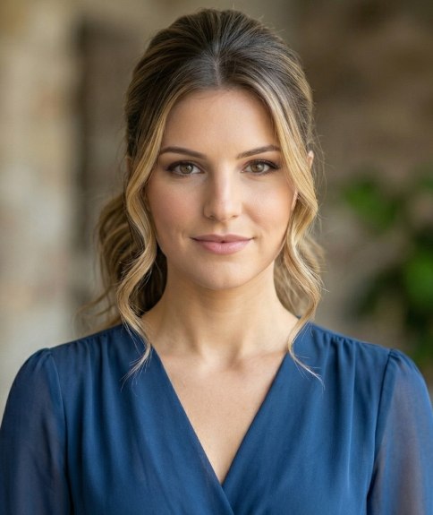 Queue de cheval &eacute;l&eacute;gante avec des ondulations volumineuses