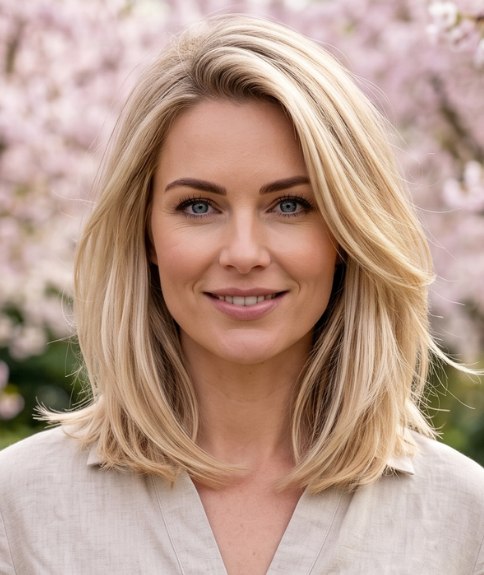 Coiffure de printemps avec des d&eacute;grad&eacute;s et de la l&eacute;g&egrave;ret&eacute;