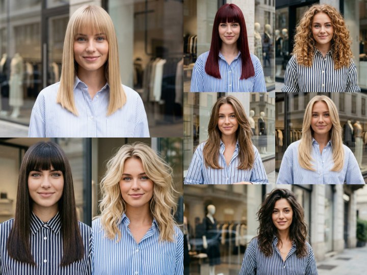 Id&eacute;es et inspiration pour cheveux longs