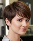 Coupe à la garçonne stylée