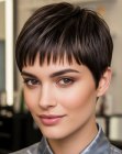 Coupe à la garçonne stylée
