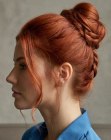 Chignon romantique