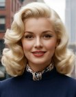 Cheveux blond d&eacute;color&eacute;, ann&eacute;es 1950