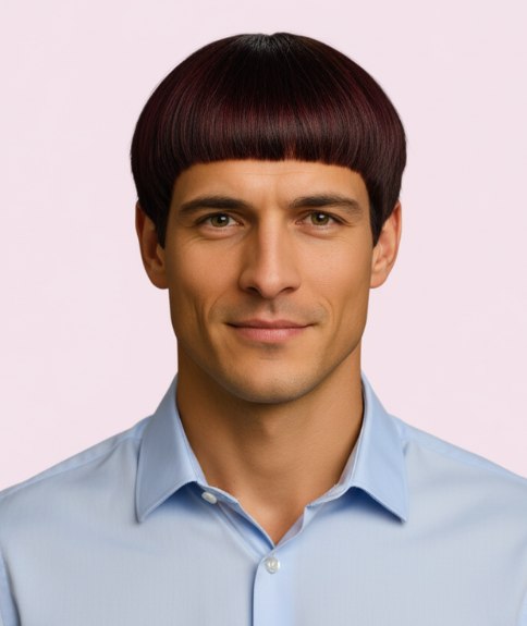 Coupe bol moderne pour homme