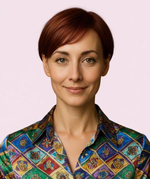 Coupe courte coiffeé sur le côté avec dégradé pour le mouvement