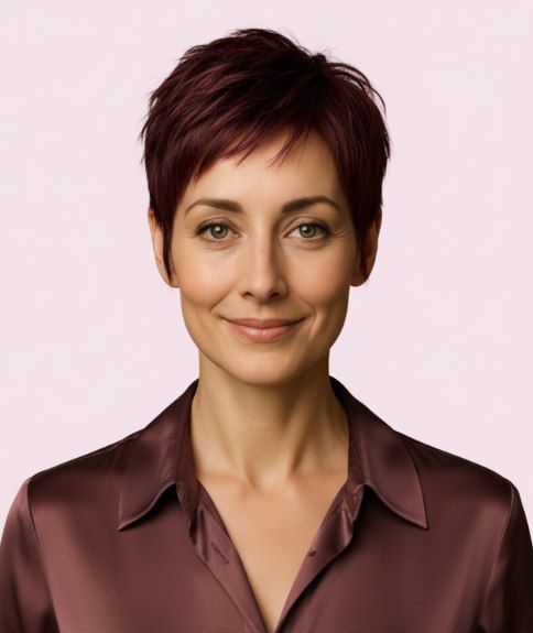 Superbe coupe courte à l’allure audacieuse et libératrice