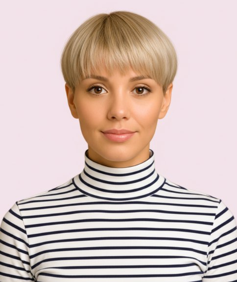 Coupe courte texturée à la pointe de la mode