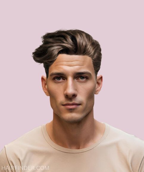 Coupe quiff de l’homme moderne