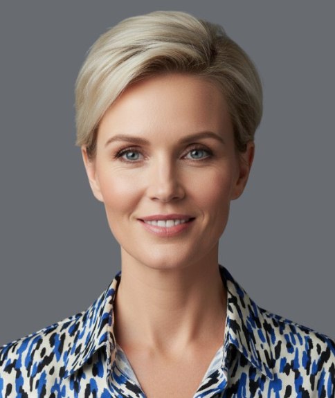 Coiffure courte moderne et f&eacute;minine