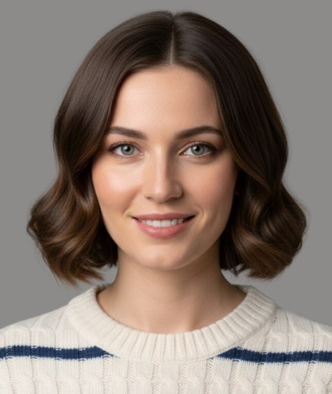 Carr&eacute; pour cheveux ondul&eacute;s