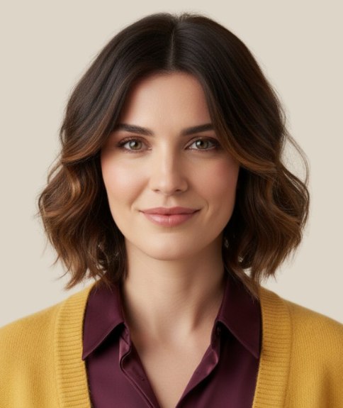 Carr&eacute; pour cheveux naturellement ondul&eacute;s